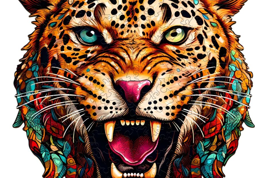 Holzpuzzle-Agiler Leopard 66e0e0bd932ff