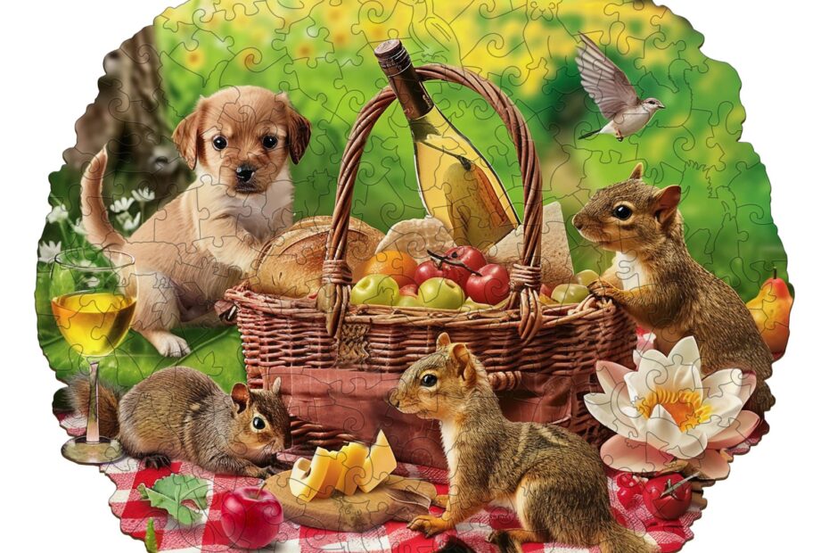 Holzpuzzle – Tierpicknick 66dc1fcbcca5a
