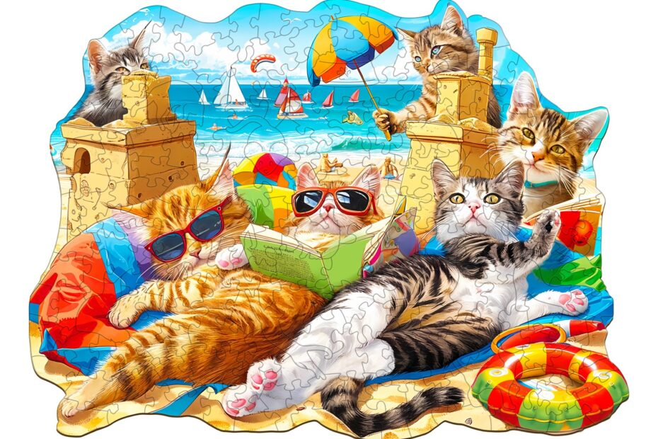 Holzpuzzle – Strandkatze 66e820ced5b43