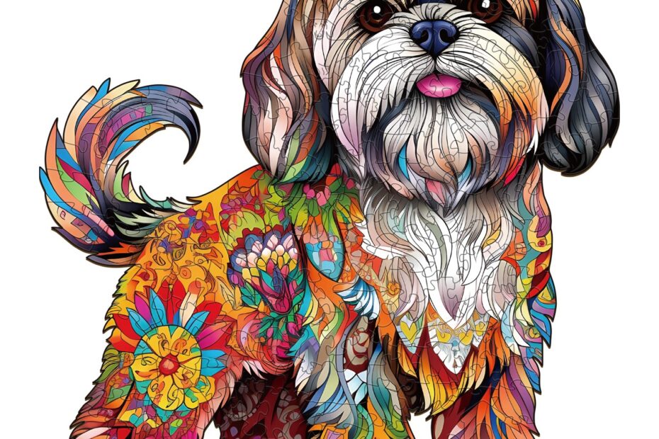 Holzpuzzle-Schönes Shih Tzu 66dd407935b83