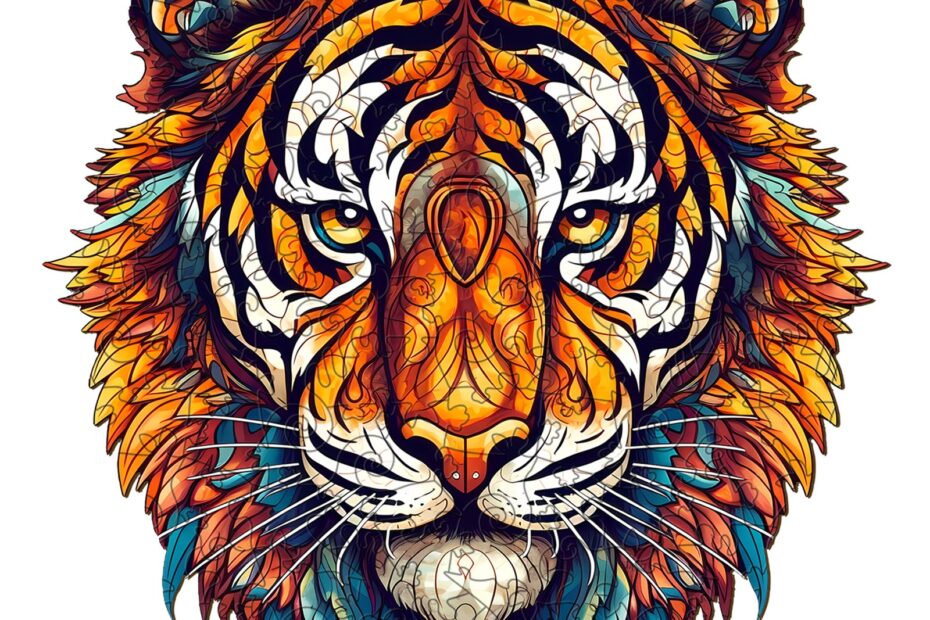 Holzpuzzle – Tapferer Tiger 66dca5d3e33aa