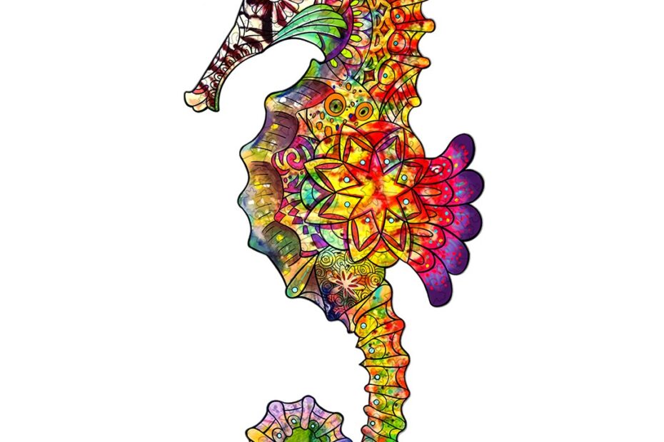 Holzpuzzle-BRILLIANT SEA HORSE 66e8e4c3b5545