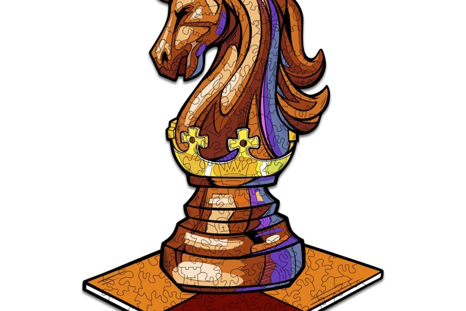 Holzpuzzle-CHESS KNIGHT 66dbae52726c1