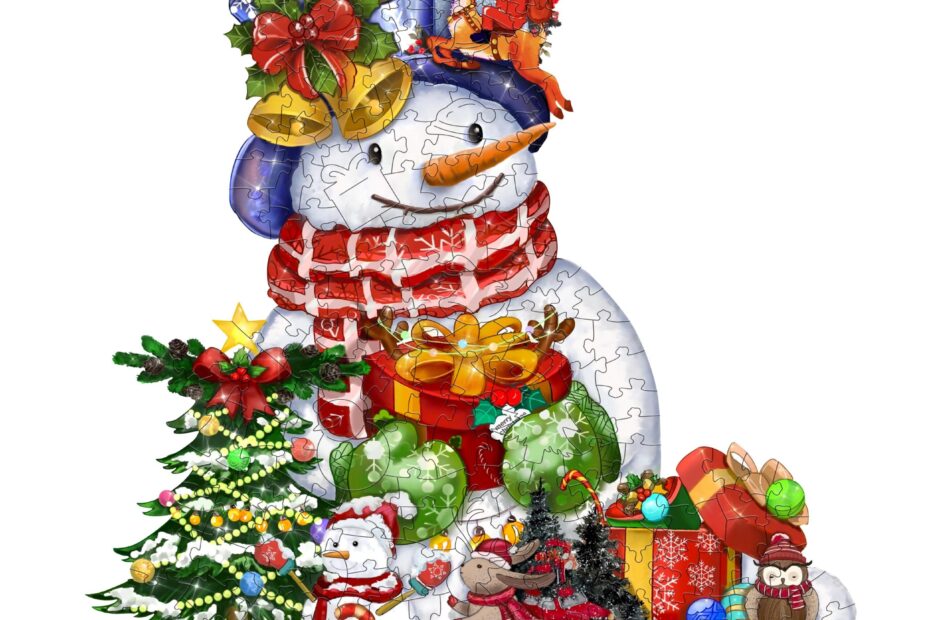 Holzpuzzle-CHRISTMAS SNOWMAN 66e2160d53482
