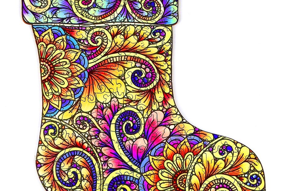 Holzpuzzle-CHRISTMAS STOCKING 66da97d73dcbe