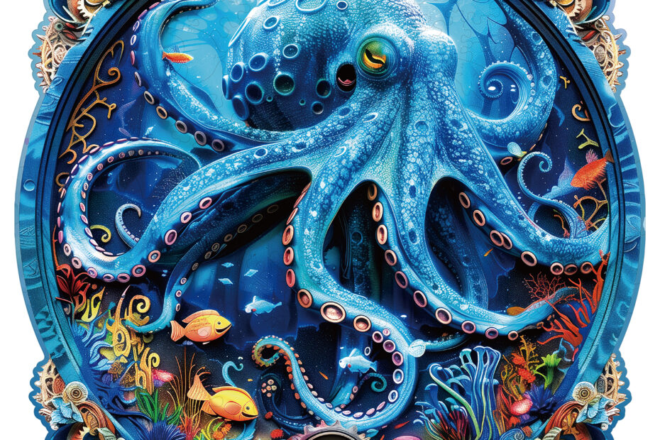Holzpuzzle – Tiefsee-Oktopus 66e525db8c77b