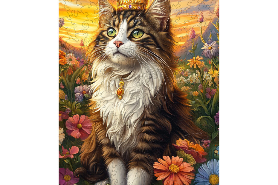 Holzpuzzle – Elegante Katze 66e8bba851171