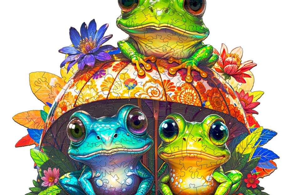 Holzpuzzle-Froschbrüder 66e75294c4ce1