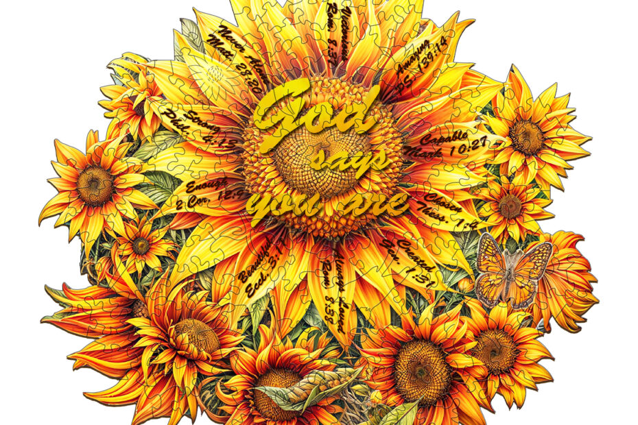 Holzpuzzle – Gottes Sonnenblume 66db328828d01