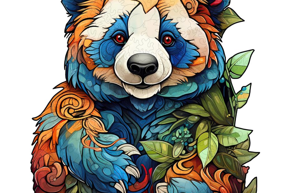 Holzpuzzle-Lovely Panda 66dcba614235a