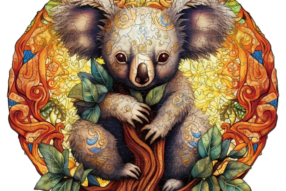 Holzpuzzle-Mandala Koala 66da5a195958e