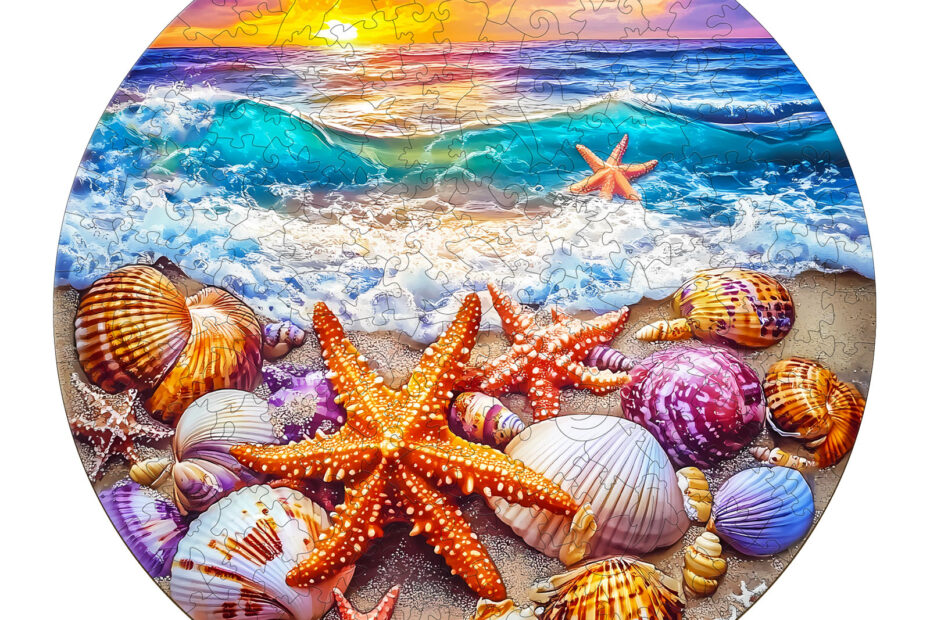 Holzpuzzle – Ozean und Muscheln 66dccf23b6da1