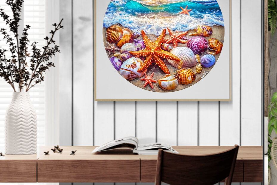 Wie kann dieses atemberaubende Seestern- und Muschelpuzzle Frieden in Ihren Tag bringen? 66e639f8a535d