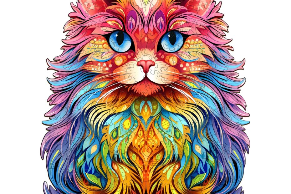 Holzpuzzle-Persische Katze 3 66e2da3009d49