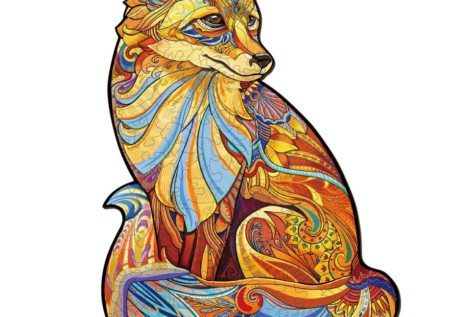 Holzpuzzle-SOULFUL FOX 66eda5afb2260