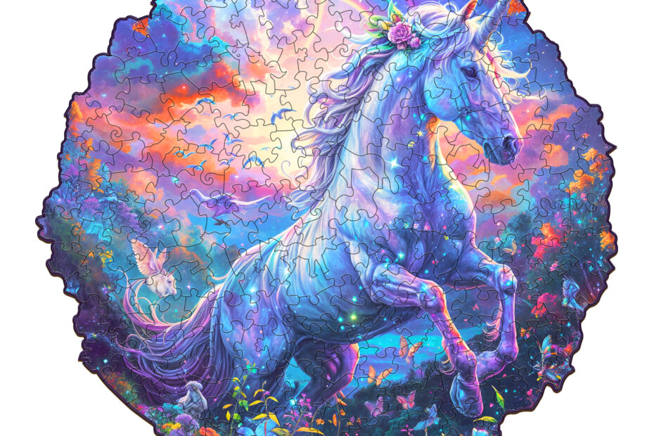 Holzpuzzle – Einhorn im Fantasyland 66df4e6ac5634