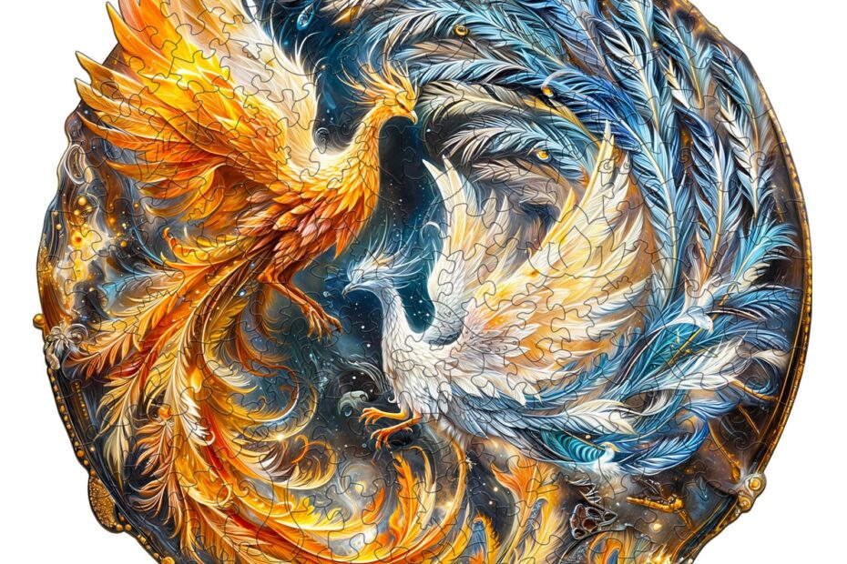 Holzpuzzle – Yin Yang Phoenix 2 66dd69c5d7e1c
