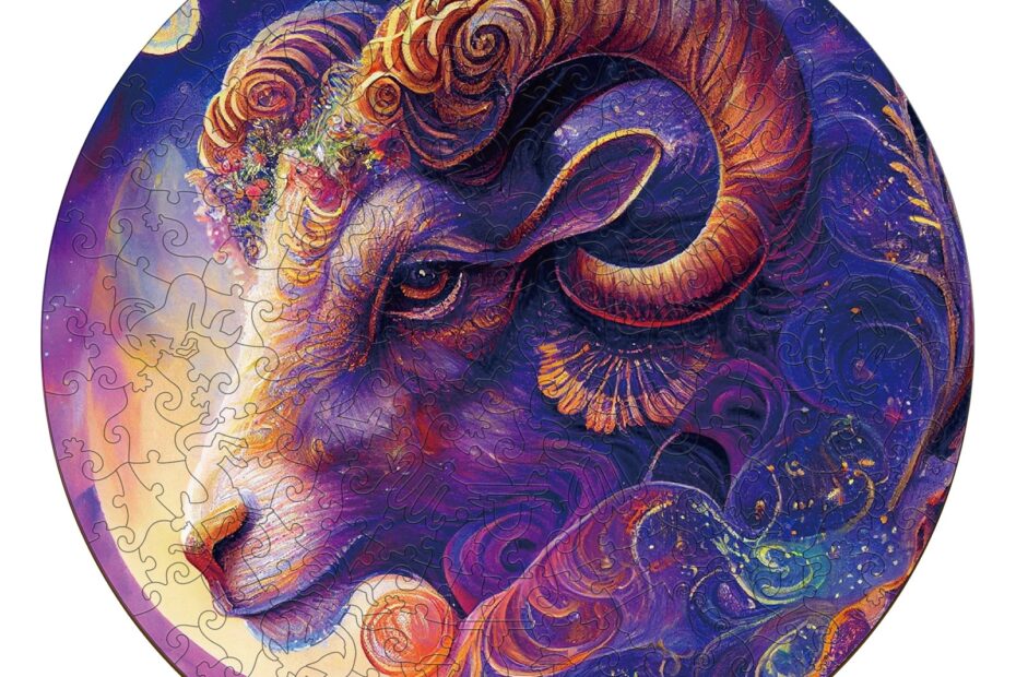 Zodiac Holzpuzzle-Widder 66e109d3738c5
